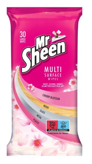 (image for) MR SHEEN M/SUR WIPES CHERRY/B