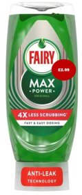 (image for) FAIRY MAX POWER WASHING UP LIQUID ORIGINAL PM2.99 - 450ML