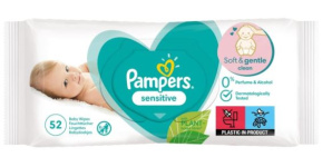 (image for) PAMPERS WIPES SENSITIVE - 52S