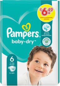 (image for) PAMPERS BABYDRY SIZE 6 PM6.49 - 19S