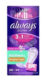(image for) ALWAYS 3IN1 FRESH LINER - 20S
