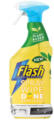 (image for) FLASH SPRAY KITCHEN LEMON - 800ML