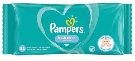 (image for) PAMPERS BABY WIPES FRESH CLEAN - 52S