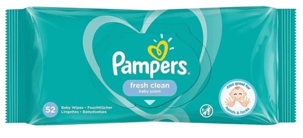 (image for) PAMPERS BABY WIPES FRESH CLEAN - 52S