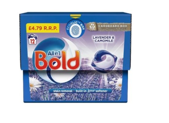 (image for) BOLD ALLIN1 PODS LAVENDER & CAMOMILE PM4.79 - 12WASH