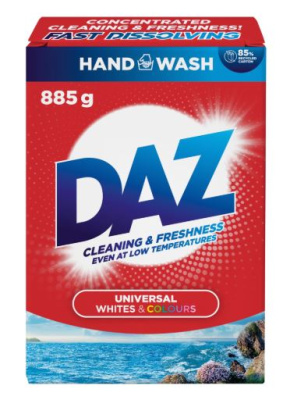 (image for) DAZ WASHING POWDER HANDWASH WHITE & COLOR - 885G