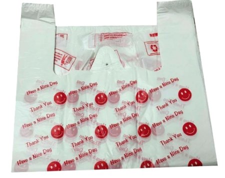 (image for) SURZAM WHITE CARRIER BAG PRINT