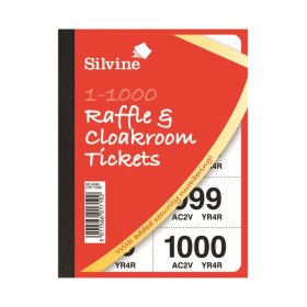 (image for) SILVINE RAFFLE & CLOAKROOM TICKETS - 1000S