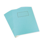 (image for) SILVINE EXERCISE BOOK BLUE 80PAGES - 9X7""