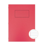 (image for) SILVINE EXERCISE BOOK RED 80PAGES - A4