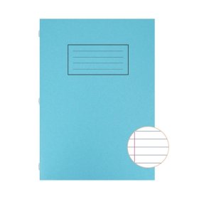 (image for) SILVINE EXERCISE BOOK BLUE 80PAGES - A4