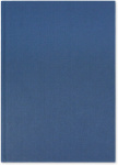 (image for) SILVINE CASEBOUND BOOK BLUE - A4