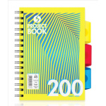 (image for) A5 PROJECT BOOK SPIRAL 3PART - 200 PAGES LINED
