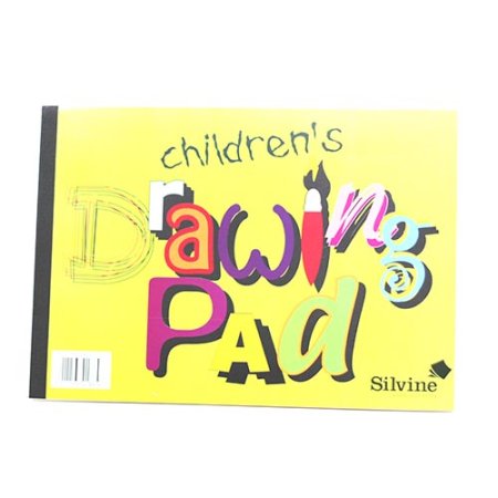 (image for) SILVINE CHILDREN DRAWING PAD - A4