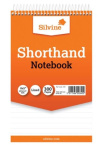 (image for) SILVINE SPIRAL SHORTHAND NOTEBOOK 300PAGES - 8X5""