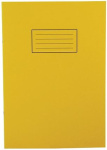 (image for) SILVINE EXERCISE BOOK YELLOW 80PAGES - A4