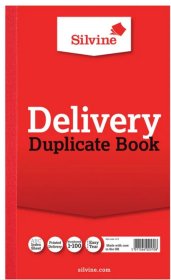 (image for) SILVINE DUPLICATE DELIVERY BOOK