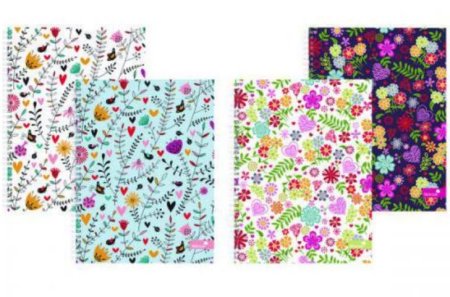 (image for) SILVINE TWIN WIRE NOTEBOOK 160PAGES - A4