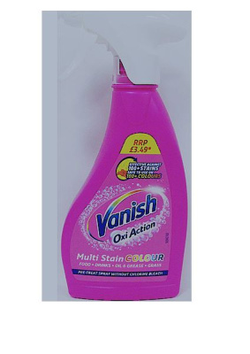 (image for) VANISH FABRIC STAIN REMOVER SPRAY PM3.49