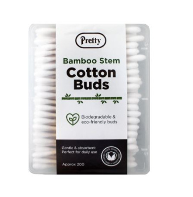 (image for) COTTON BUDS BAMBOO STEM SQUARE