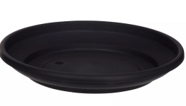 (image for) VENET POT SAUCER ROUND BLACK