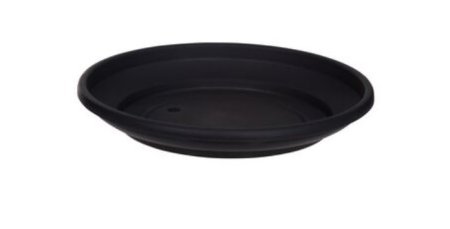 (image for) VENET POT SAUCER ROUND BLACK
