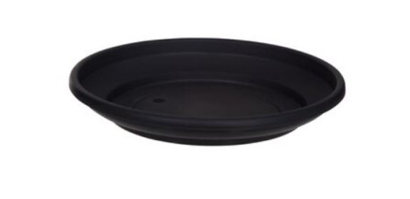 (image for) VENET POT SAUCER ROUND BLACK
