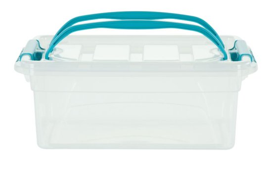 (image for) CARRY BOX+LID TEALGREEN HANDLE
