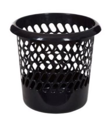 (image for) WASTE PAPER BASKET BLACK