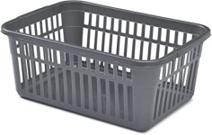 (image for) 37CM HANDY BASKET SILVER