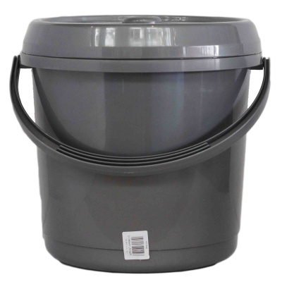 (image for) 14L BUCKET + LID SILVER