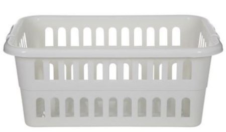 (image for) LAUNDRY BASKET RECT CREAM