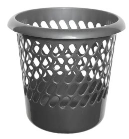 (image for) WASTE PAPER BASKET SILVER