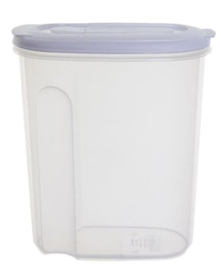 (image for) DRY FOOD CONTA+LID WHITE