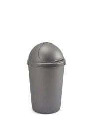 (image for) BULLET BIN+LID SILVER