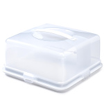 (image for) WF CAKE BOX PLASTIC SQUARE