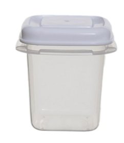 (image for) SQUARE FOOD BOX + WHITE LID