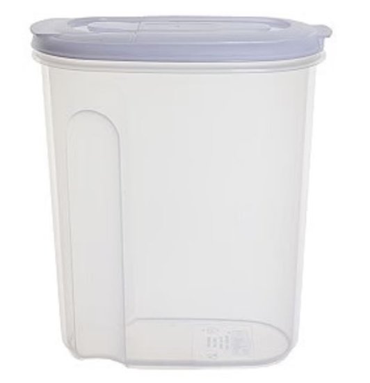 (image for) DRY FOOD CONTA+LID WHITE