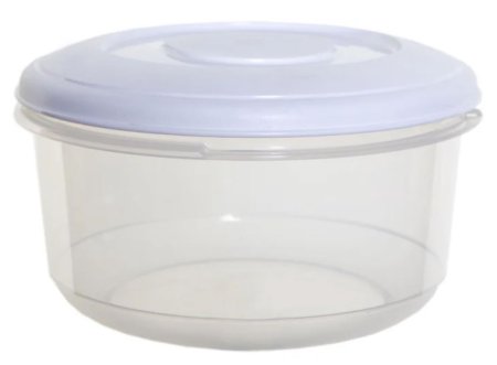(image for) ROUND FOOD CONTA+LID WHITE