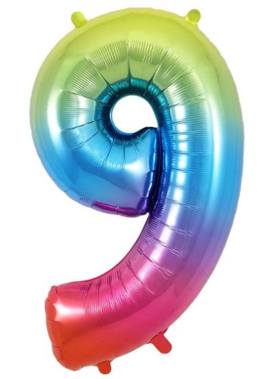 (image for) OT FOIL BALLOON NO.9 RAINBOW