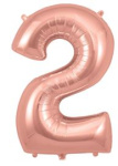 (image for) OT FOIL BALLOON NO.2 ROSE GOLD