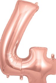 (image for) OT FOIL BALLOON NO.4 ROSE GOLD