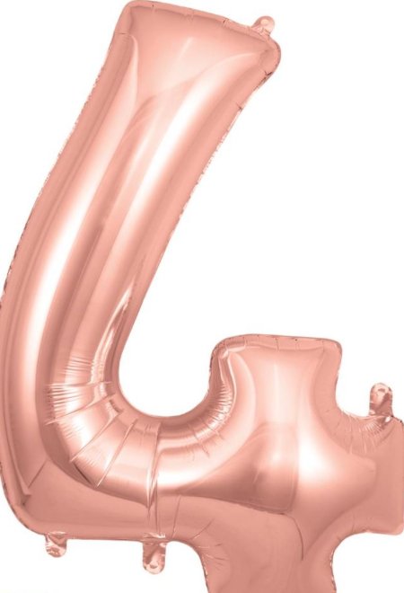 (image for) OT FOIL BALLOON NO.4 ROSE GOLD