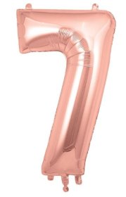 (image for) OT FOIL BALLOON NO.7 ROSE GOLD