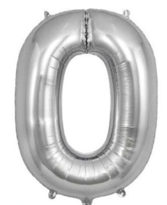 (image for) OT FOIL BALLOON NO.0 SILVER