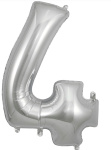 (image for) OT FOIL BALLOON NO.4 SILVER