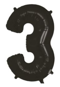 (image for) OT FOIL BALLOON NO.3 BLACK