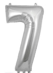 (image for) OT FOIL BALLOON NO.7 SILVER