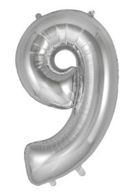 (image for) OT FOIL BALLOON NO.9 SILVER