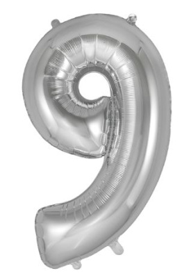 (image for) OT FOIL BALLOON NO.9 SILVER